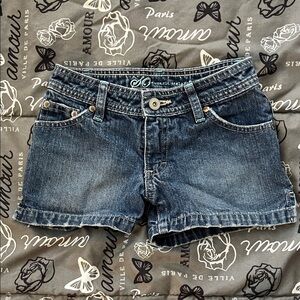 So Wear It Declare It Dark Blue Kids Denim Shorts